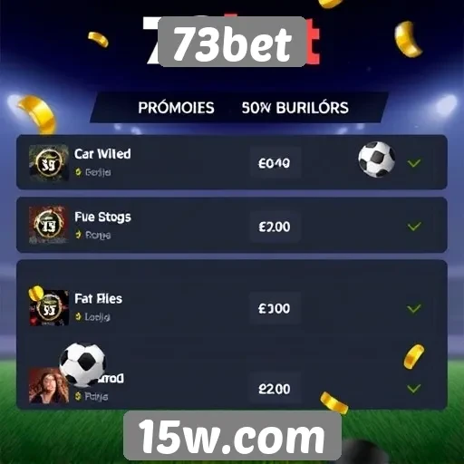 Promoções e bônus oferecidos pelo 73bet